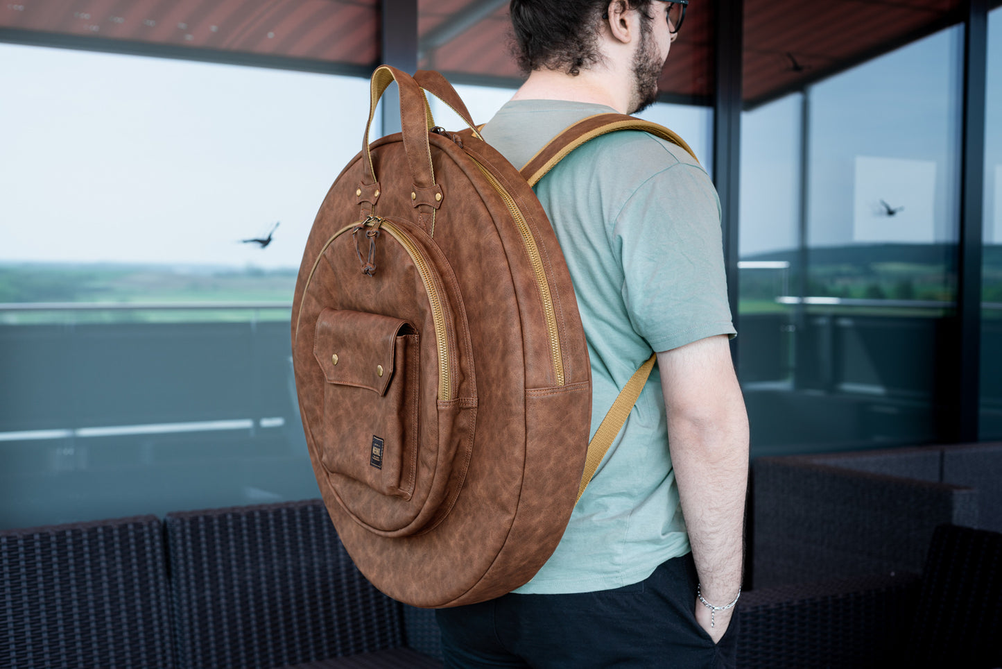 MEINL Cymbals Vintage Hyde Cymbal Bag 22" - Light Brown