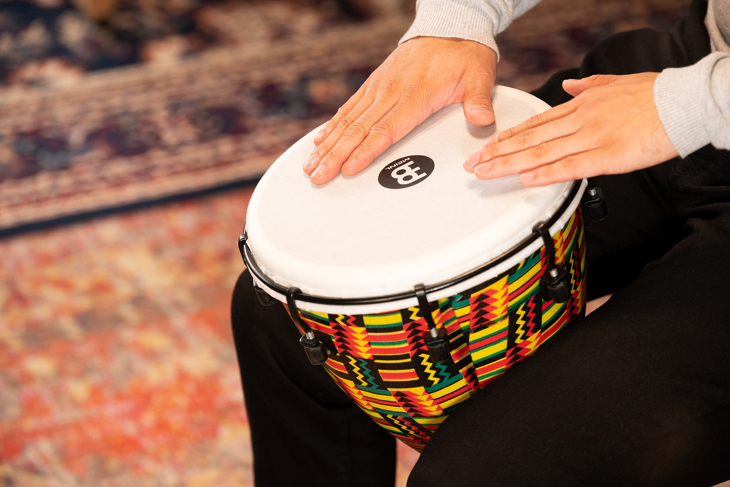 MEINL Percussion Alpine Series Synthetic Djembe - 10" Simbra Finish