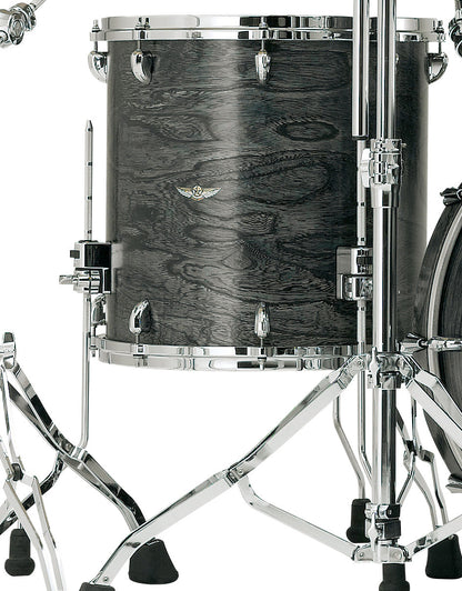 TAMA STAR Walnut Floor Tom 16" x 15" - Satin Charcoal Japanese Sen/Chrom HW