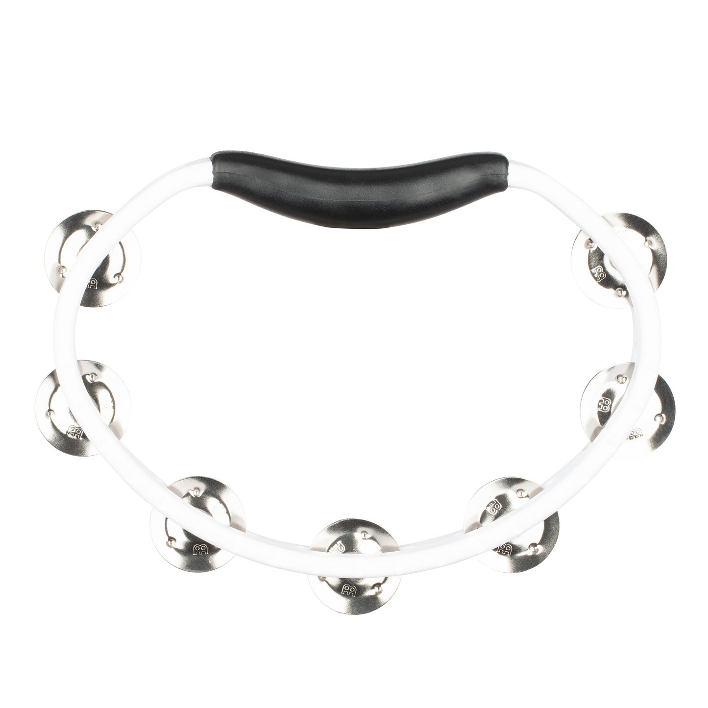 MEINL Percussion Headliner® Series Molded ABS Single-Row Tambourine - White
