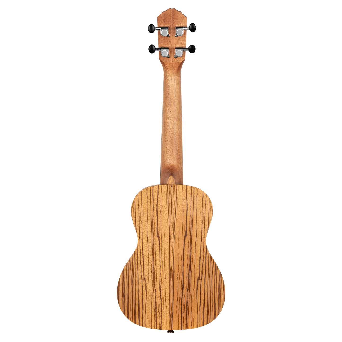 ORTEGA Timber Series Concert Ukulele 4 String - Zebrawood Natural + Bag