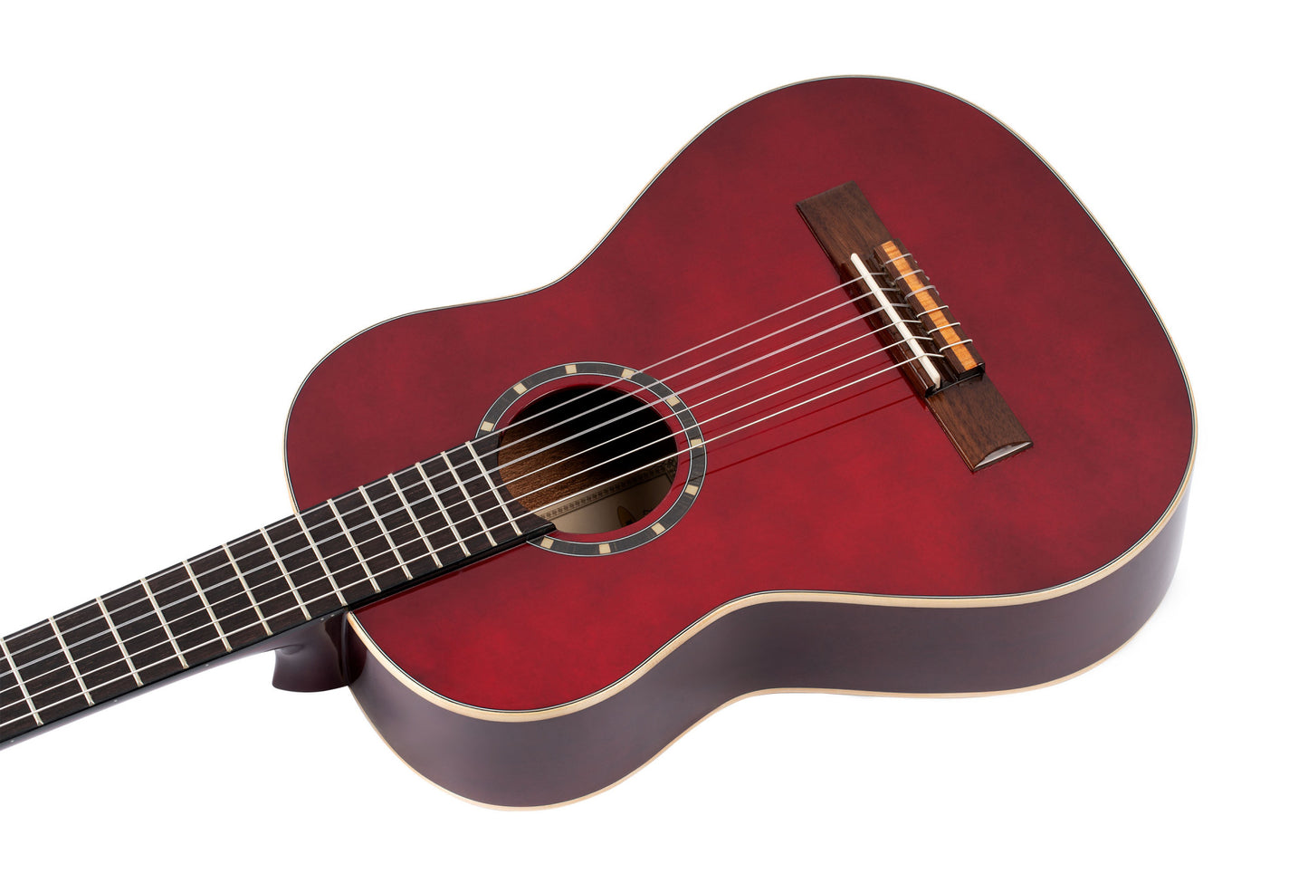 ORTEGA Family Series 1/2 Classical Guitar 6 String - Wine Red + Gigbag