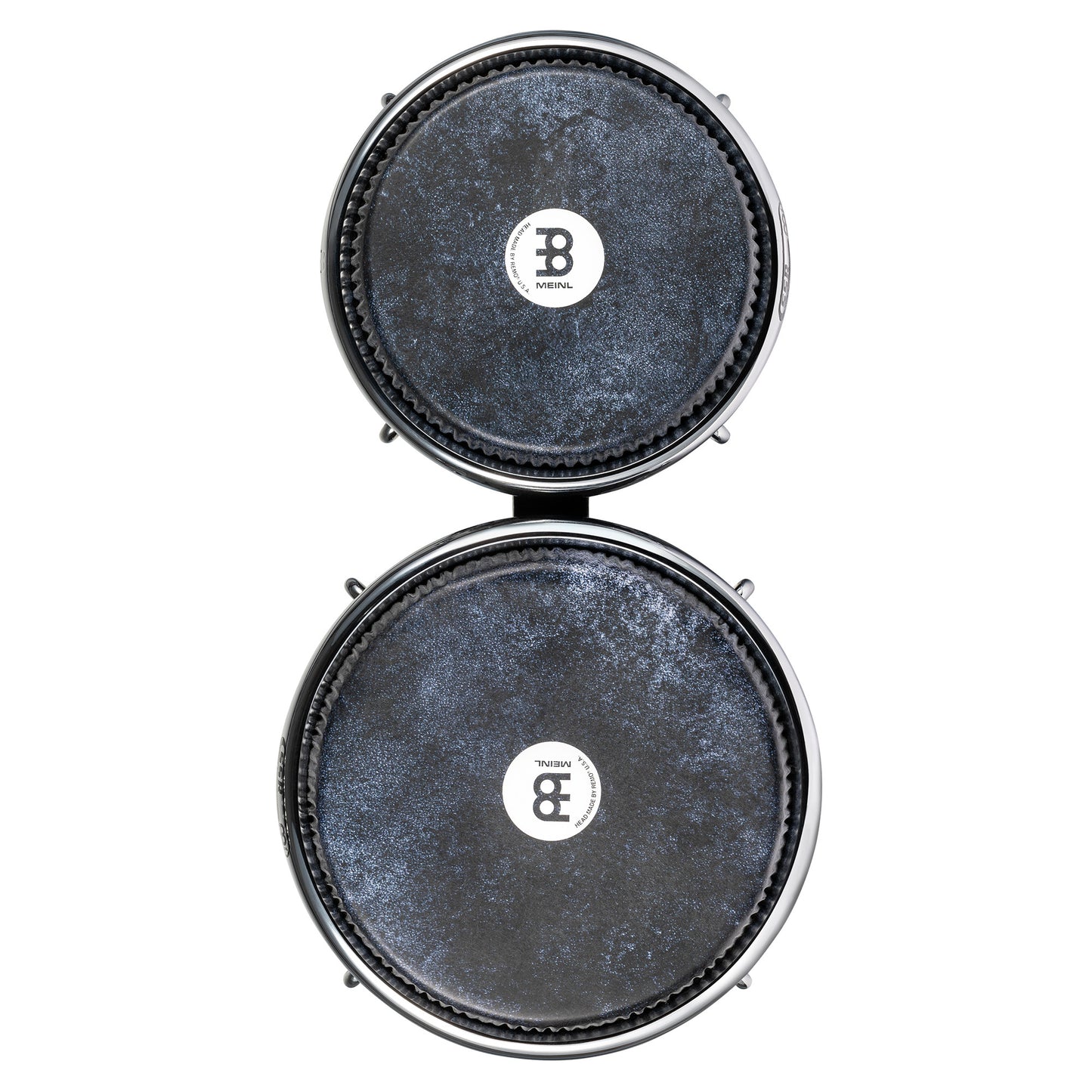 MEINL Percussion Artist Series Bongo Diego Galé, REMO® Black Calfskin Skyndeep Heads  - 7" & 8 1/2" Midnight Star