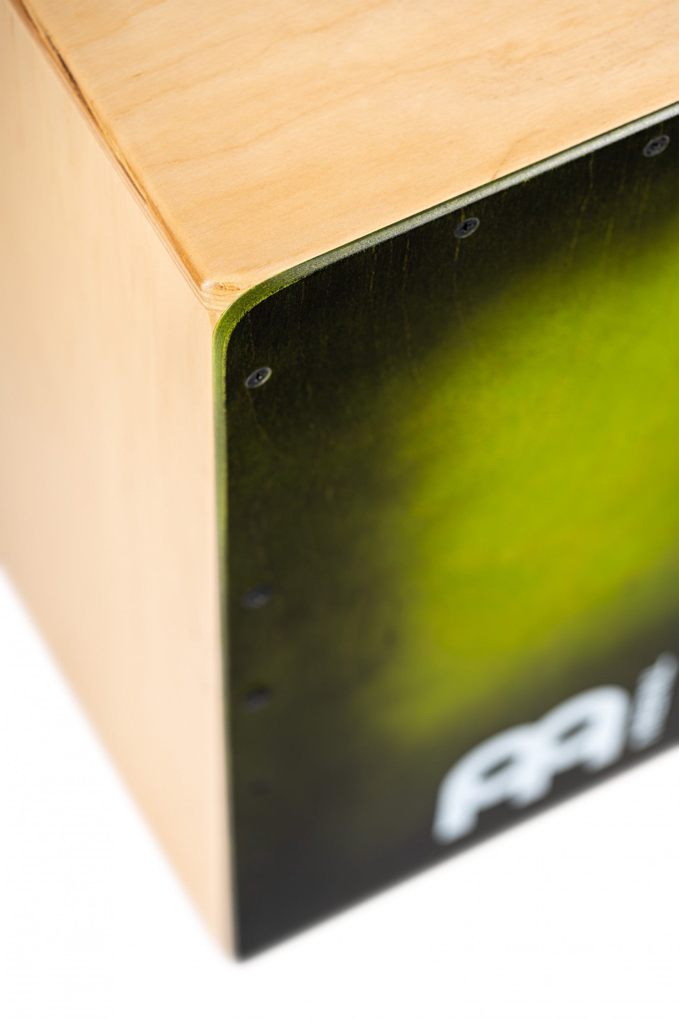 MEINL Percussion Snarecraft Series Snare Cajon 100 Special Edition - Green Burst