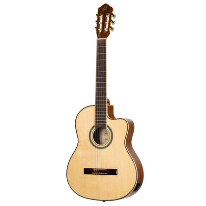 ORTEGA Family Series Pro 4/4 Classical Guitar 6 String - Solid Spruce / Mahogany Natural + Bag