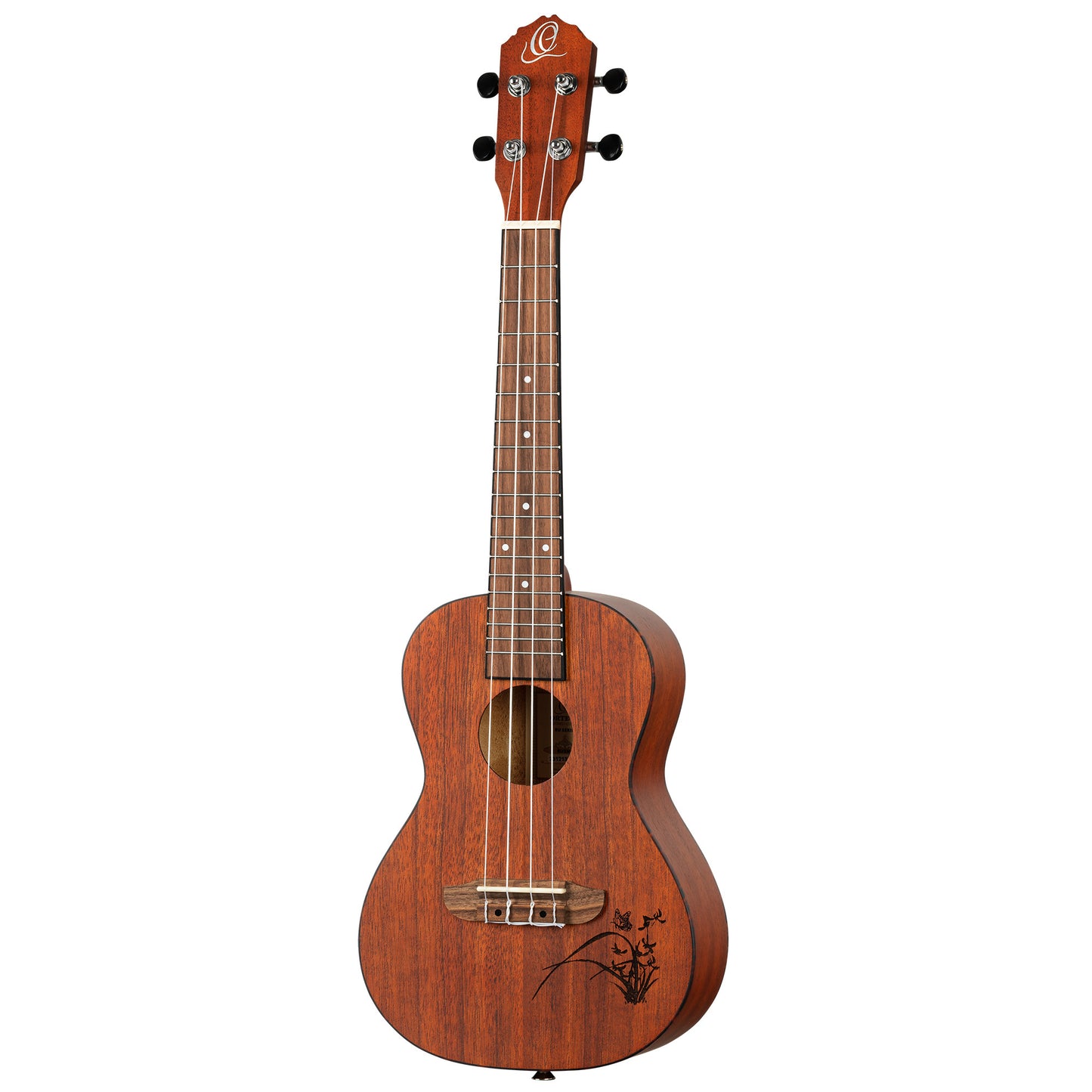 ORTEGA  Bonfire Series Concert Ukulele 4 String - Sapele Natural