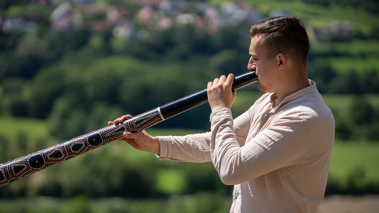 Meinl Sonic Energy Sliced Pro Didgeridoo - E Stimmung - Gepunktet