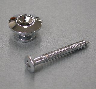 IBANEZ Strap Button - chrome made of metal- for acoustic guitars