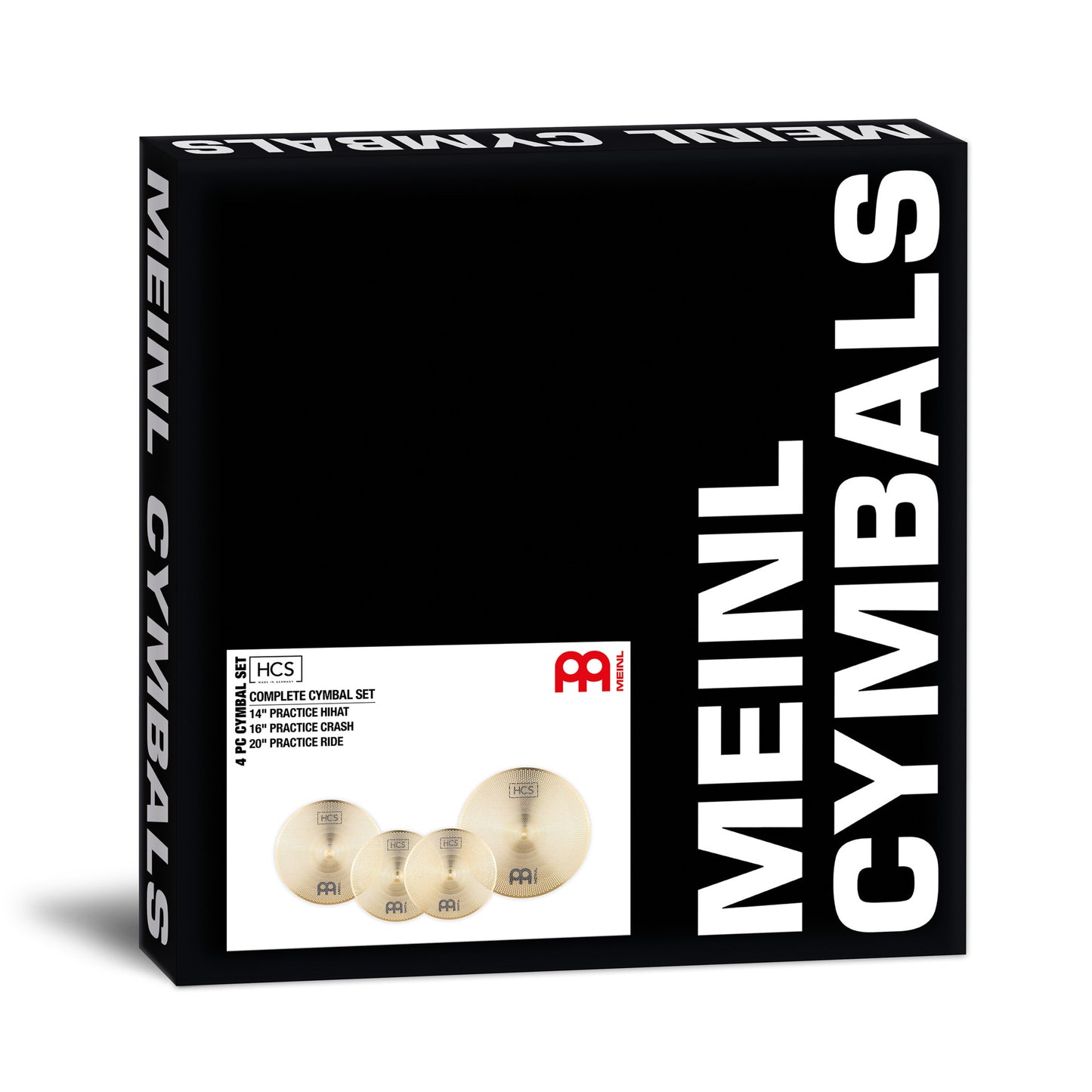 MEINL Cymbals HCS Practice Cymbal Set - 14" / 16" / 20"