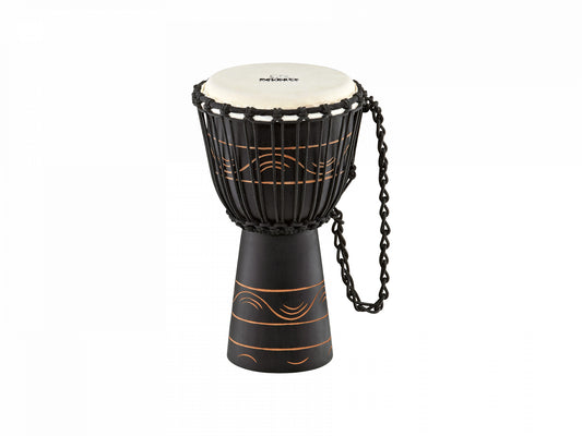 NINO Percussion Moon Rhythm Series Original African Style Rope Tuned Wood Djembe - 8"
