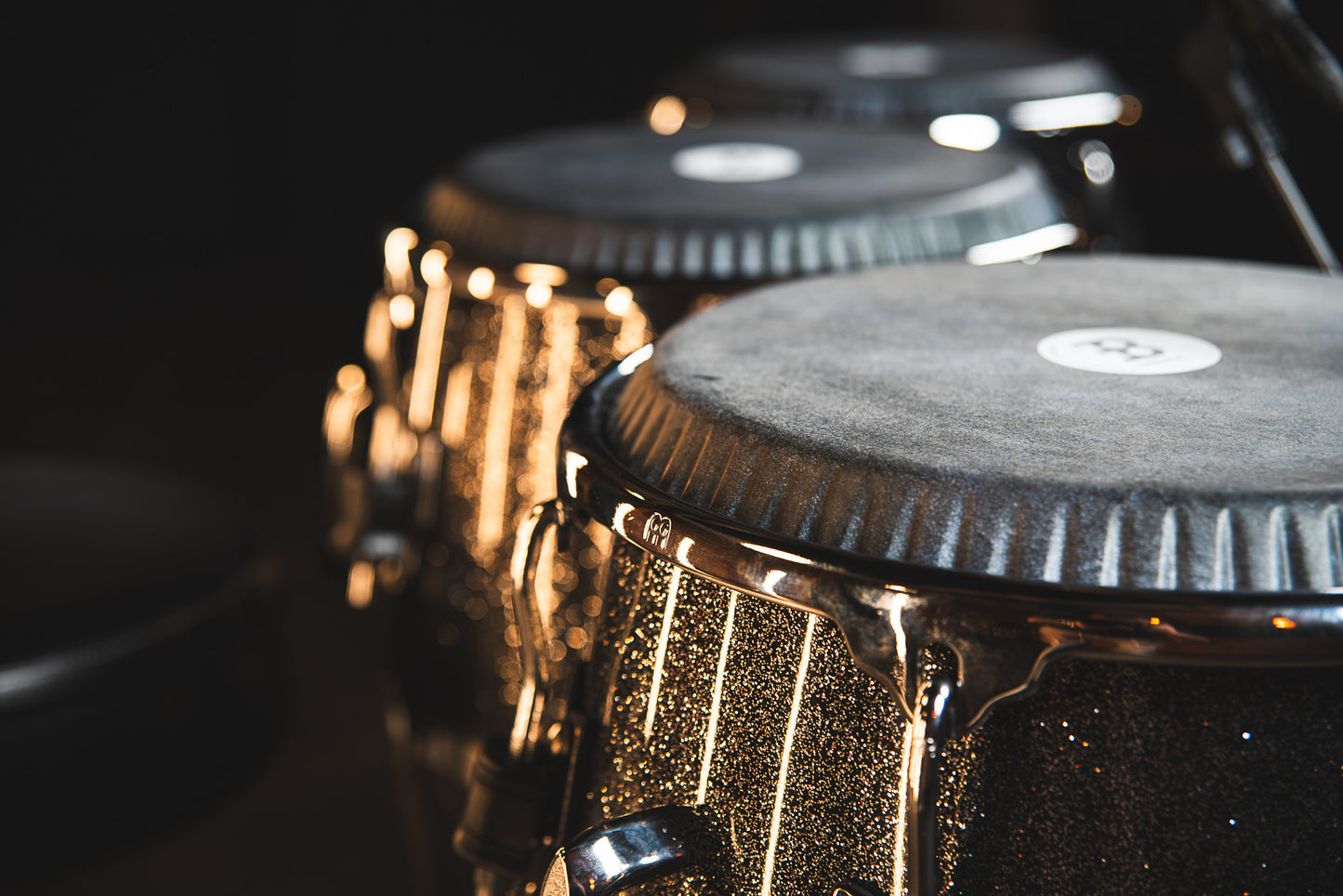 MEINL Percussion Artist Series Diego Galé Quinto 12 1/2" /REMO® Black Calfskin Skyndeep Heads - Midnight Star