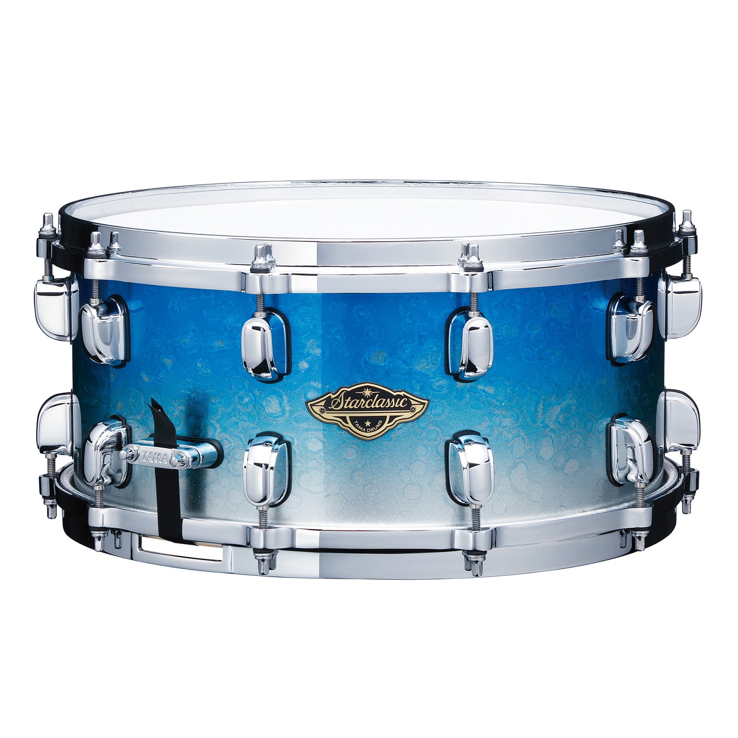 TAMA Starclassic Walnut/Birch Snaredrum 14" x 8" - Molten Blue Ice Fade/Chrom HW