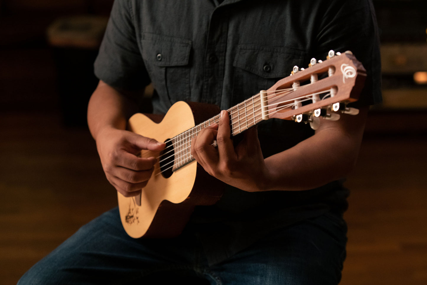 ORTEGA Mini Travel Series 1/8 Gitarre 6-String - Natural