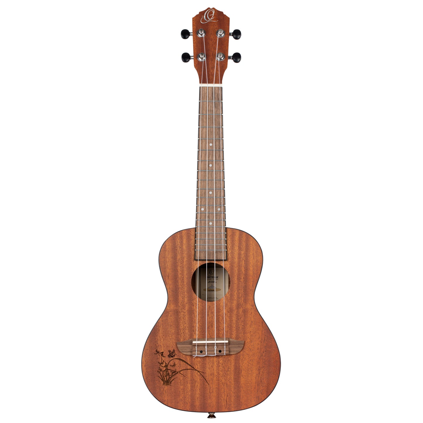 ORTEGA Bonfire Serie Konzert Ukulele 4 String Lefty - Fichte/Sapele Natur