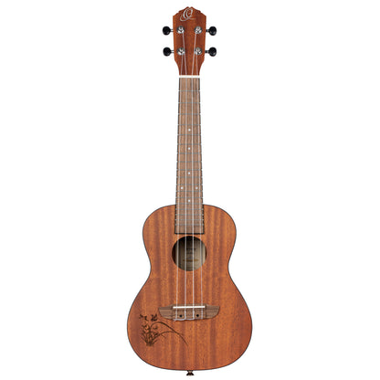 ORTEGA Bonfire Serie Konzert Ukulele 4 String Lefty - Fichte/Sapele Natur