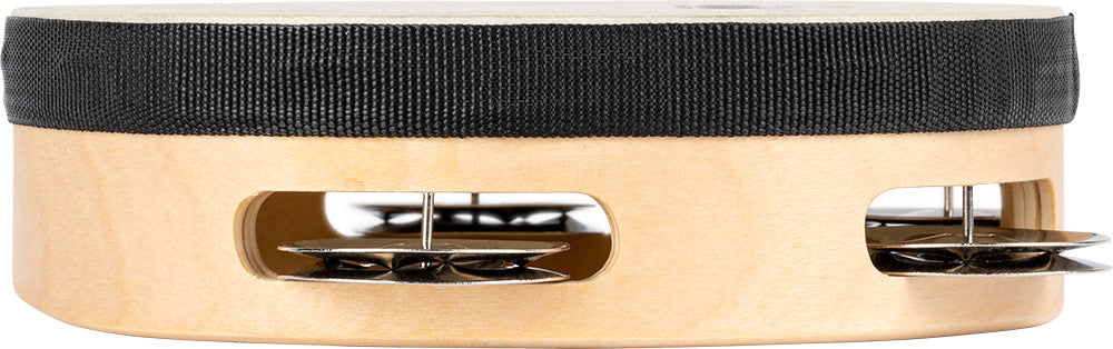NINO Percussion Tamburin mit Kunststofffell - 6” einreihig
