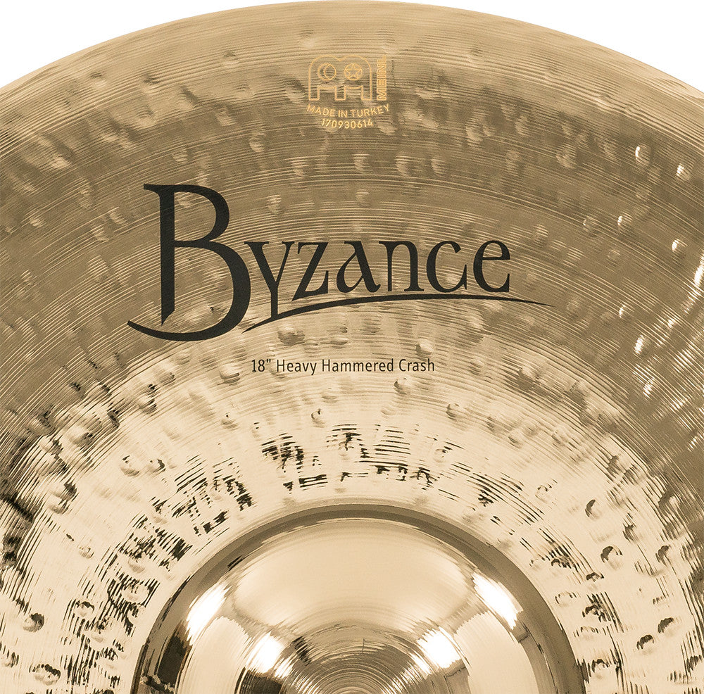 MEINL Cymbals Byzance Brilliant Heavy Hammered Crash - 18"