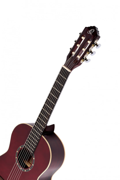 ORTEGA Family Series 3/4 Classical Guitar 6 String - Wine Red + Gigbag