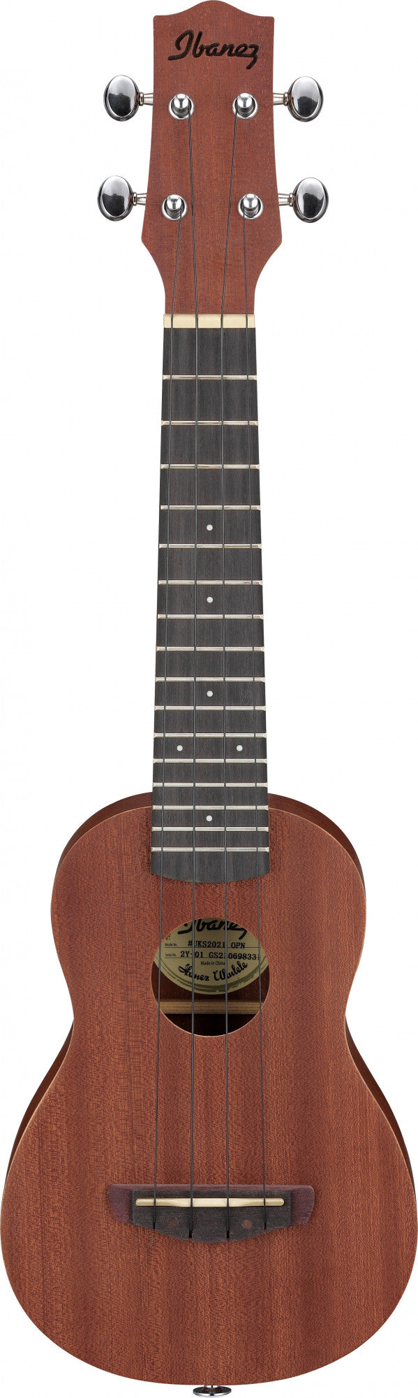 IBANEZ Soprano Ukulele 4-String - Open Pore Natural + Gigbag