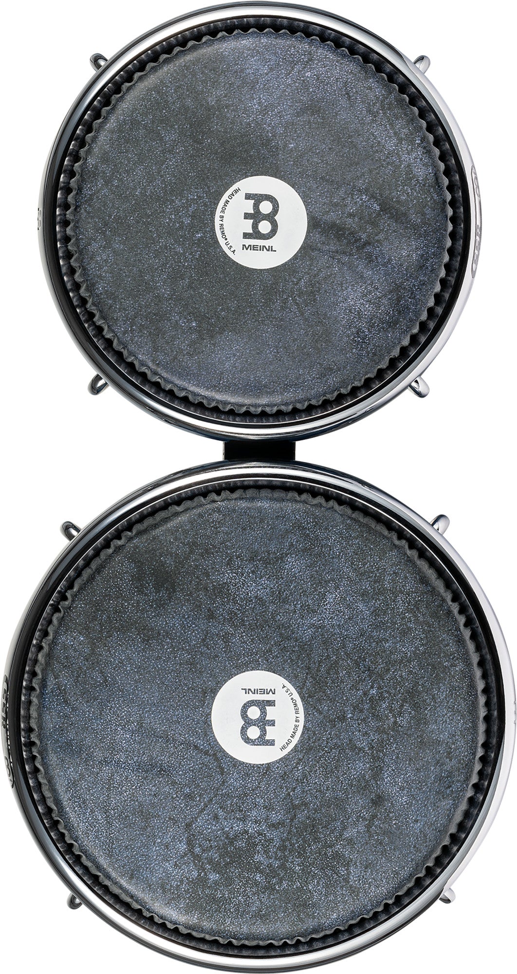 MEINL Percussion Artist Series Bongo William "Kachiro" Thompson, REMO® Black Calfskin Skyndeep Heads - 7" & 8 1/2" Electric Sky