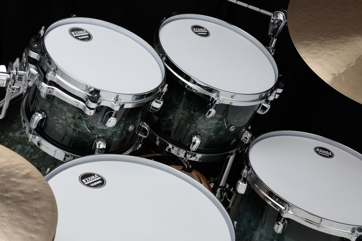 TAMA Starclassic Performer Shell Kit 5 pcs - Molten Steel Blue Burst/Chrome HW