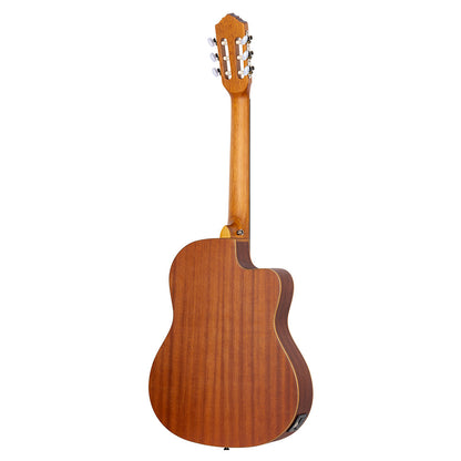ORTEGA Family Series 4/4 Classical Slim Neck Guitar 6 String Lefty - Spruce / Mahogany Natural + Gig Bag