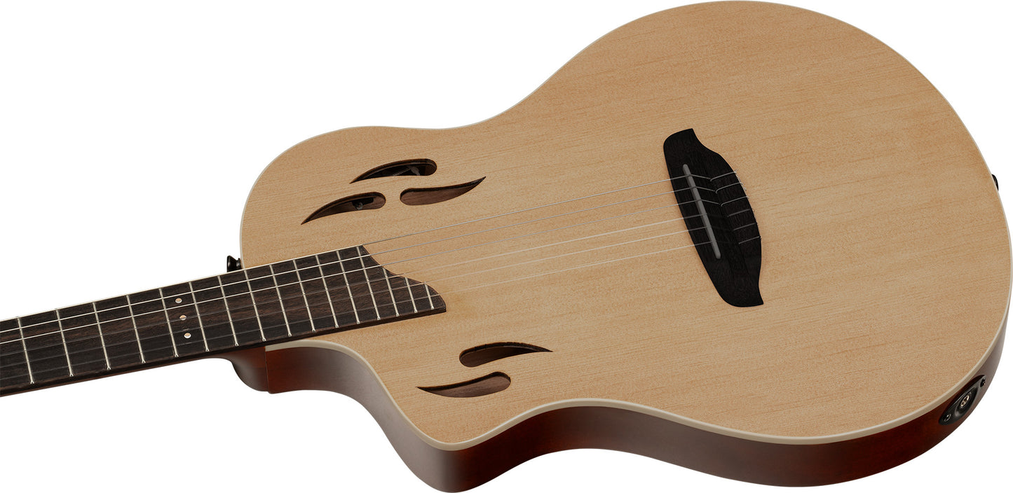 ORTEGA TourPlayer DeLuxe Konzertgitarre 6-String Lefty - Spruce Natural + Gigbag