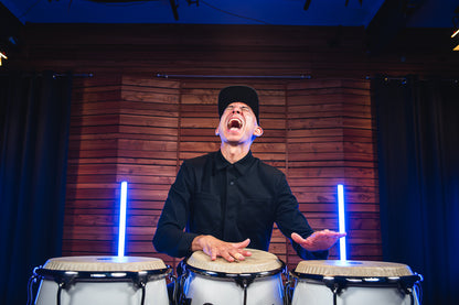 MEINL Percussion Artist Series Roberto Serrano Tumba 12 1/2" /REMO® Fiberskyn Heads - Pearl White