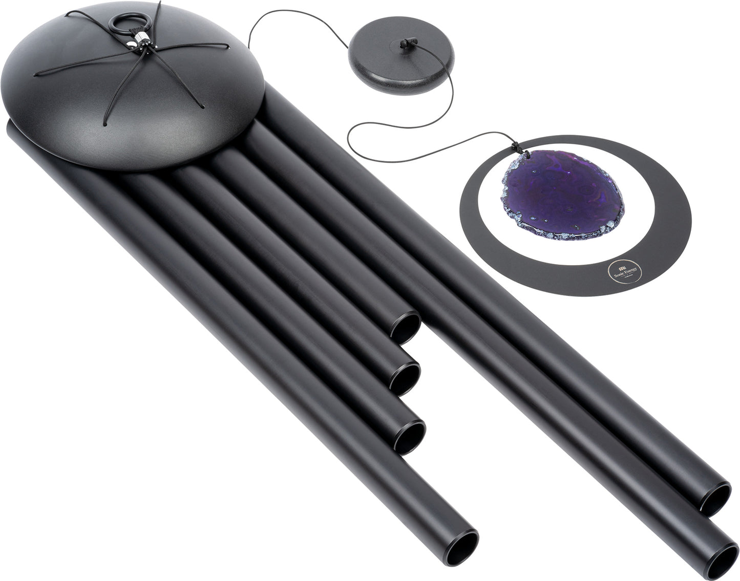 MEINL Sonic Energy Purple Agate Meditation Chime 50"/128 cm - 432 Hz/A Major - Black