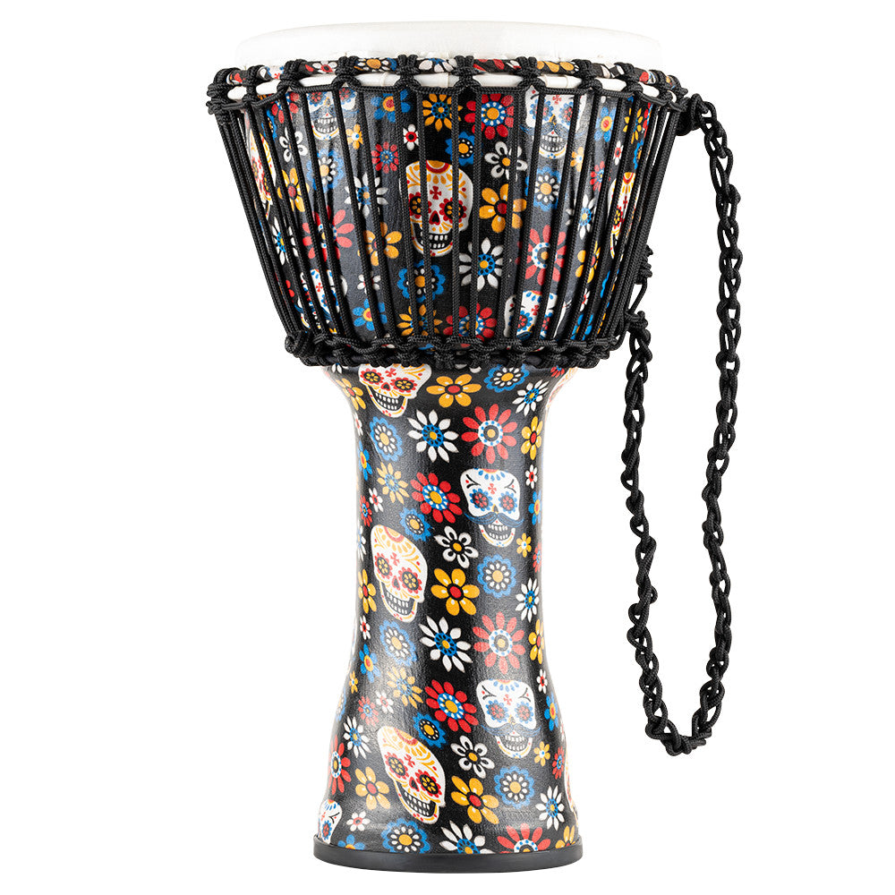 MEINL Percussion Travel Series Djembe 10" - Day of the Dead