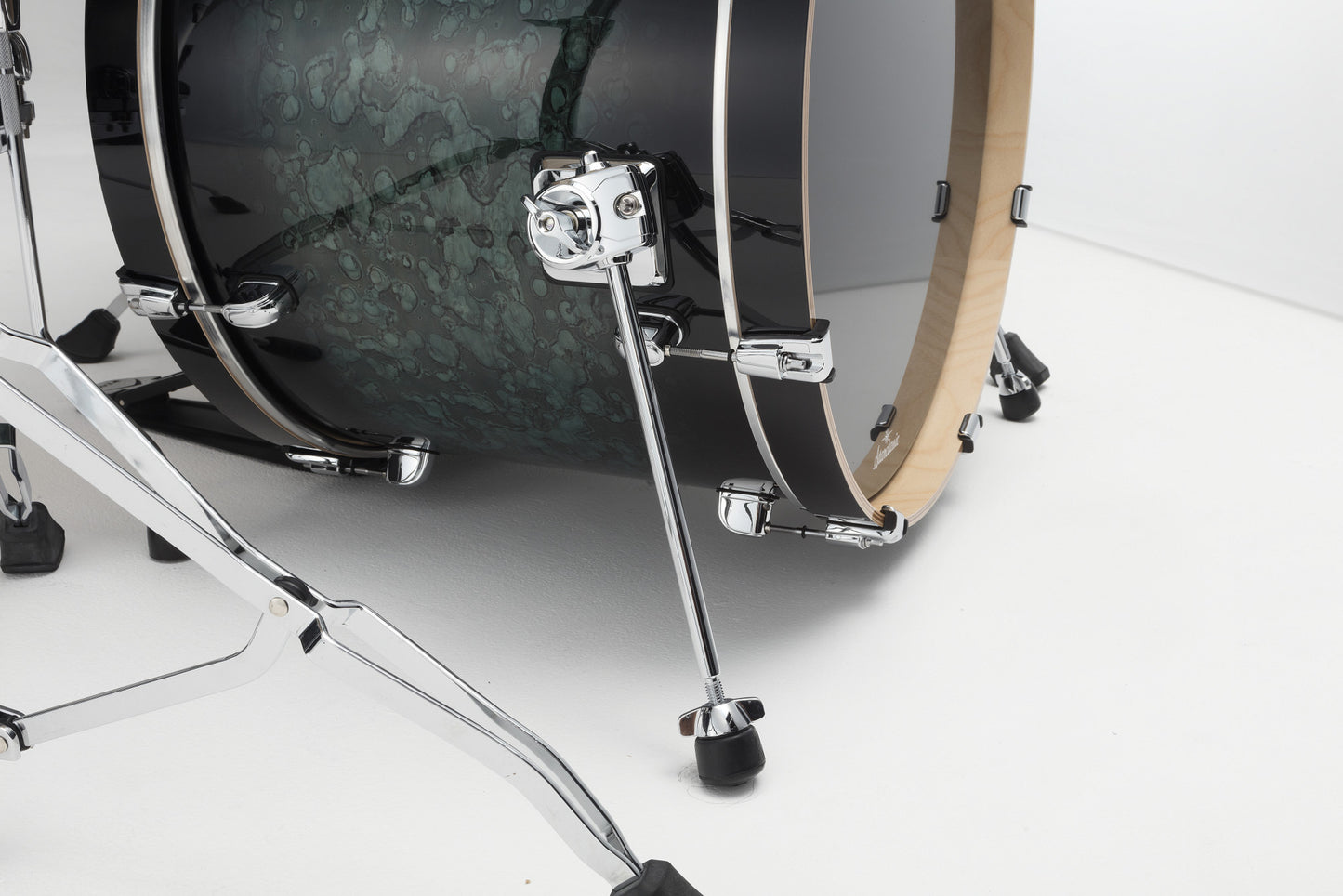 TAMA Starclassic Performer Shell Kit 4 teilig - Molten Steel Blue Burst/Chrom HW