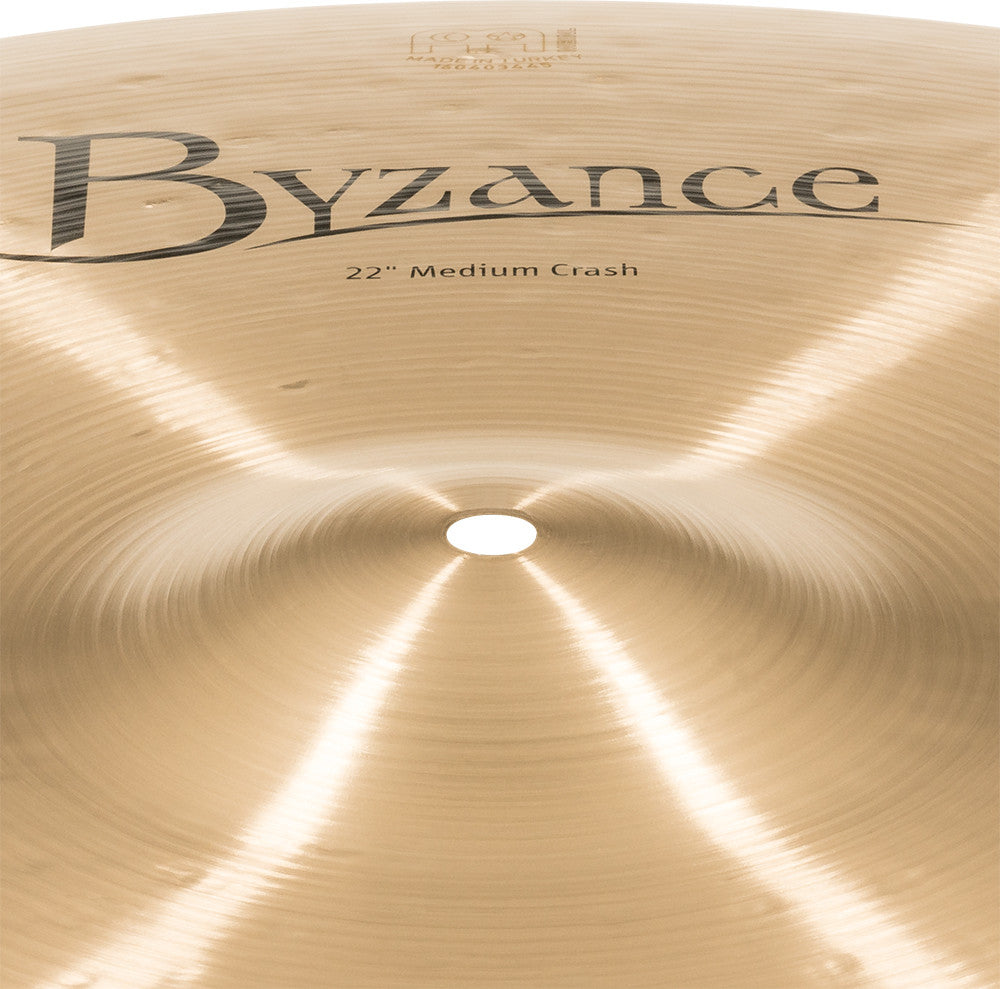 MEINL Cymbals Byzance Traditional Medium Crash - 22"
