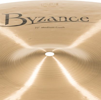 MEINL Cymbals Byzance Traditional Medium Crash - 22"