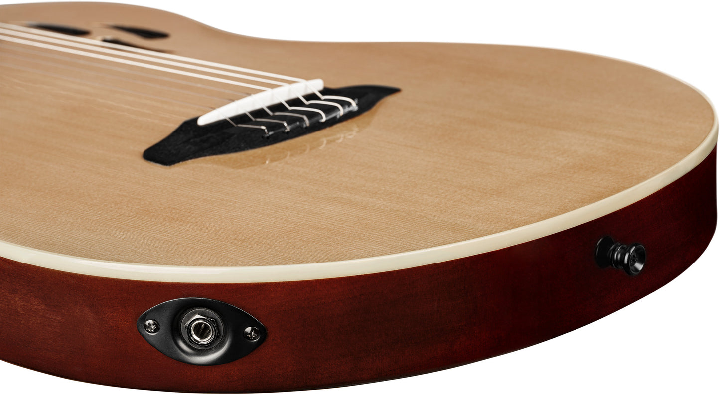 ORTEGA TourPlayer DeLuxe Konzertgitarre 6-String Lefty - Spruce Natural + Gigbag