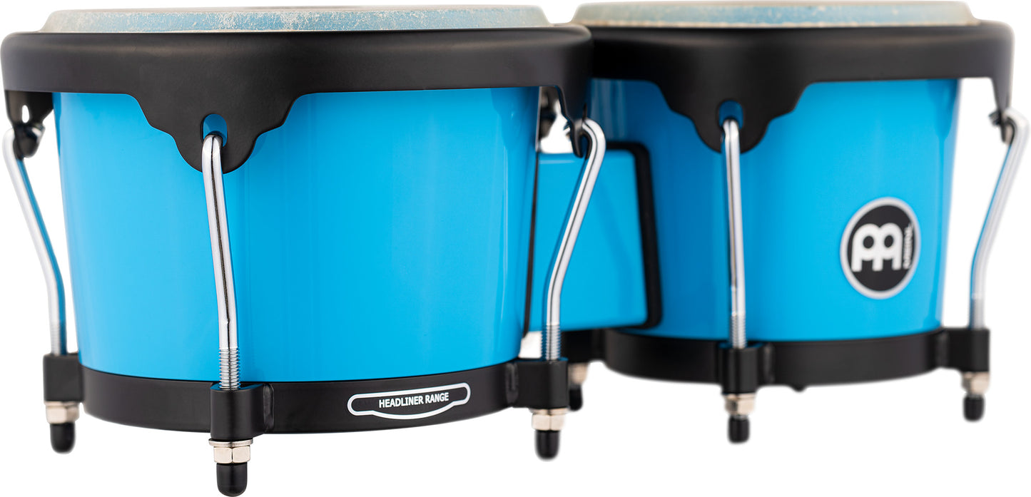 MEINL Percussion Journey Series Bongo 6 1/2" Macho & 7 1/2" Hembra - Glacier Blue