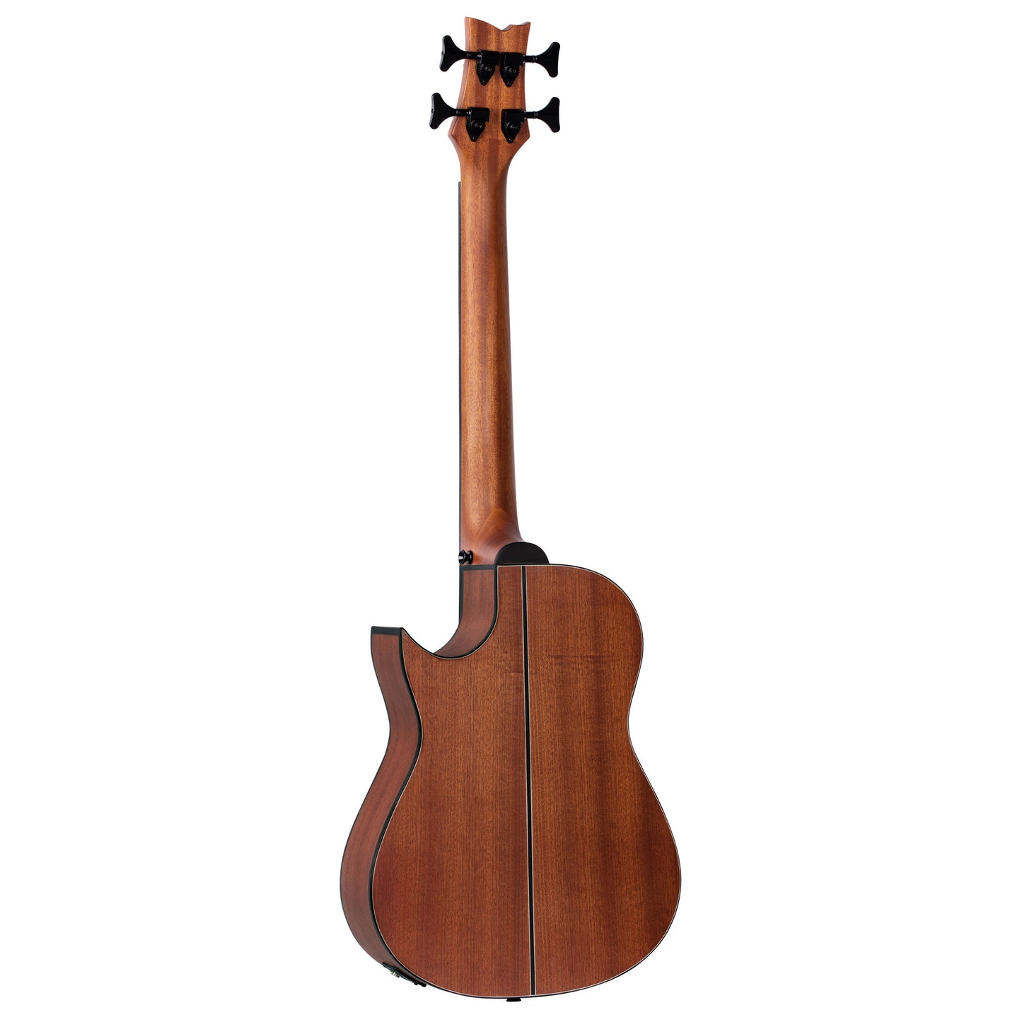 ORTEGA Lizard Serie Short Scale Fretless Uke Bass 4 String - Solid Mahogany Natural + Bag