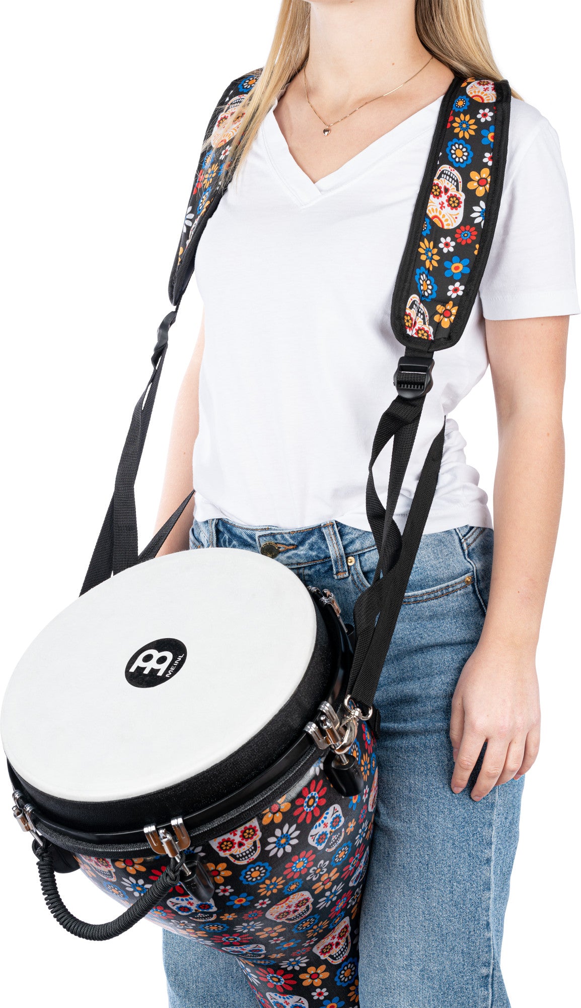 MEINL Percussion Designer Djembe Strap - Day Of The Dead