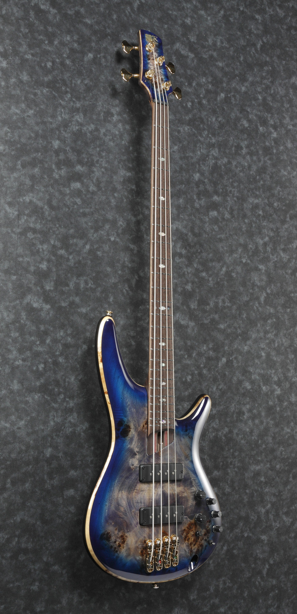 IBANEZ Premium SR Electric Bass 4-String - Cerulean Blue Burst + Gigbag
