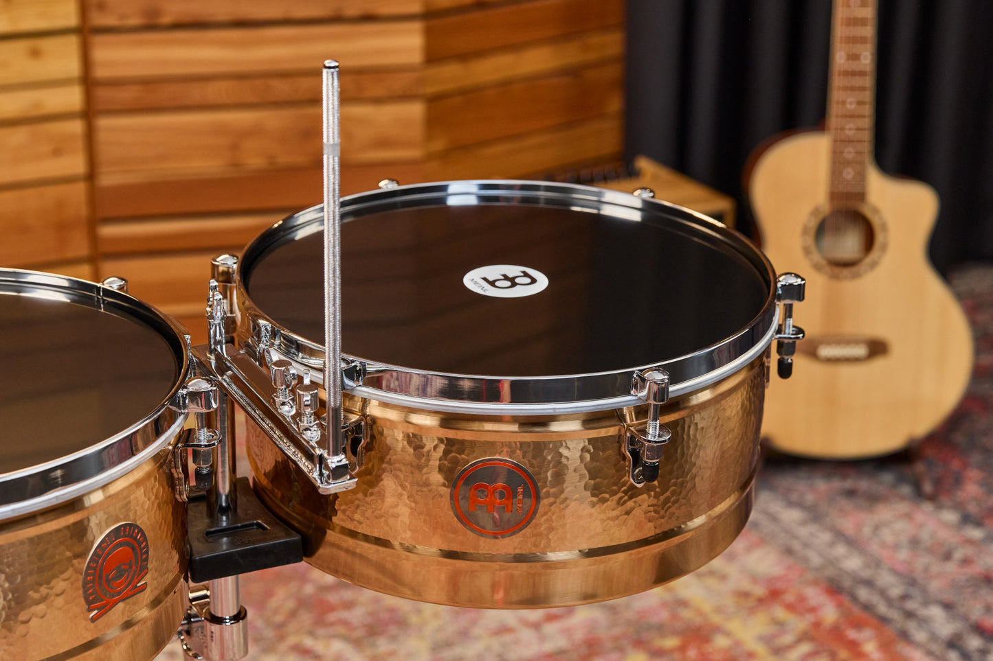 MEINL Percussion Artist Series Patricio "El Chino" Diaz Signature 14" & 15" Timbales - Bronze