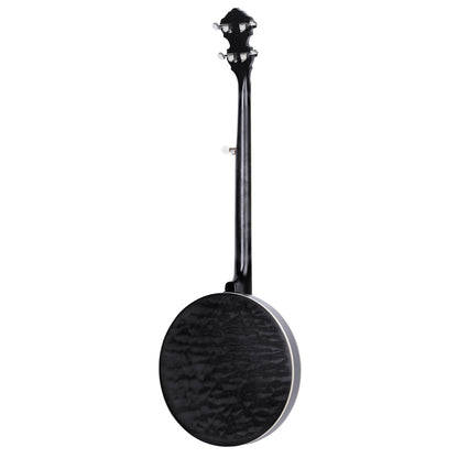 ORTEGA Falcon Serie Banjo 5 String Lefty - Maple Charcoal + Bag