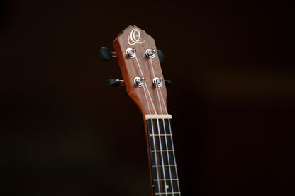 ORTEGA Bonfire Serie Konzert Preamp Ukulele 4 String - Fichte/Sapele Natur