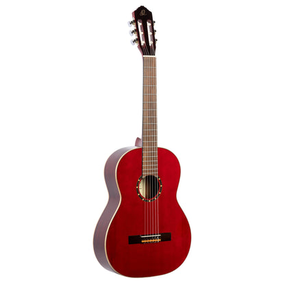 ORTEGA Family Series 4/4 Classical Guitar 6 String Lefty - Wine Red + Gigbag