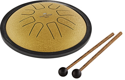 MEINL Sonic Energy Small Steel Tongue Drum 7" - C Moll/8 Töne/440 Hz - Gold