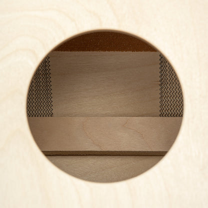 MEINL Percussion Jam Series Snare Cajon 50 - Burl Wood