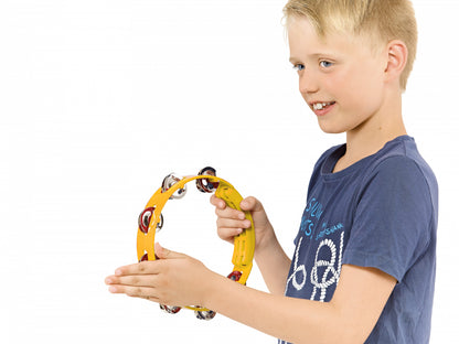 NINO Percussion Compact Molded ABS Tambourine - 8"