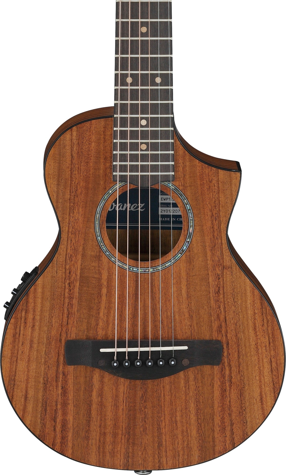 IBANEZ EWP Piccolo Gitarre 6-String - Open Pore Natural + Gigbag