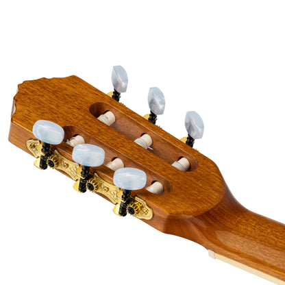 ORTEGA Family Series Pro 4/4 Classical Guitar 6 String - Solid Spruce / Mahogany Natural + Bag
