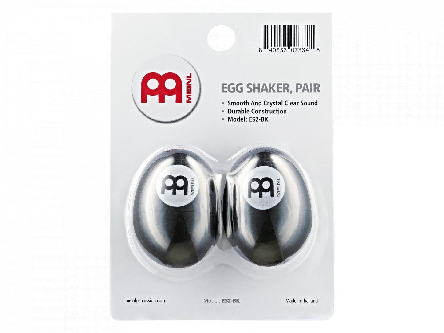 MEINL Percussion Egg Shaker Pair - Black