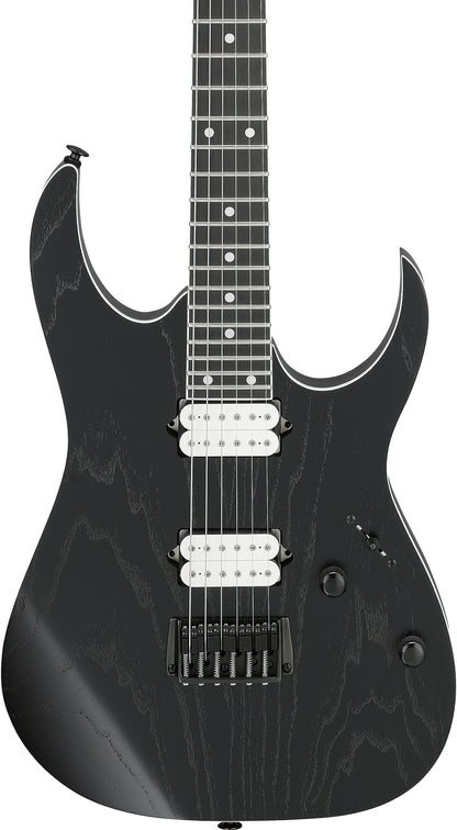 IBANEZ Prestige RGR Electric Guitar 6-String - Weatherd Black + Case M20RG