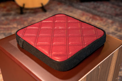 MEINL Percussion Deluxe Cajon Seat - Bordeaux